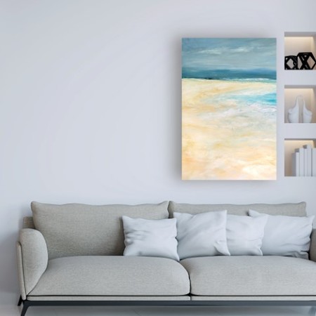 Trademark Fine Art Suzanne Wilkins 'Storm at Sea I' Canvas Art, 30x47 WAG14729-C3047GG